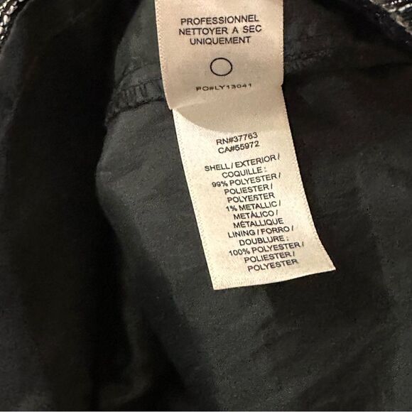 LAUNDRY by Shelli Segal Metallic Tiny Blue Sequined Skirt Size 6 - Picture 13 of 13